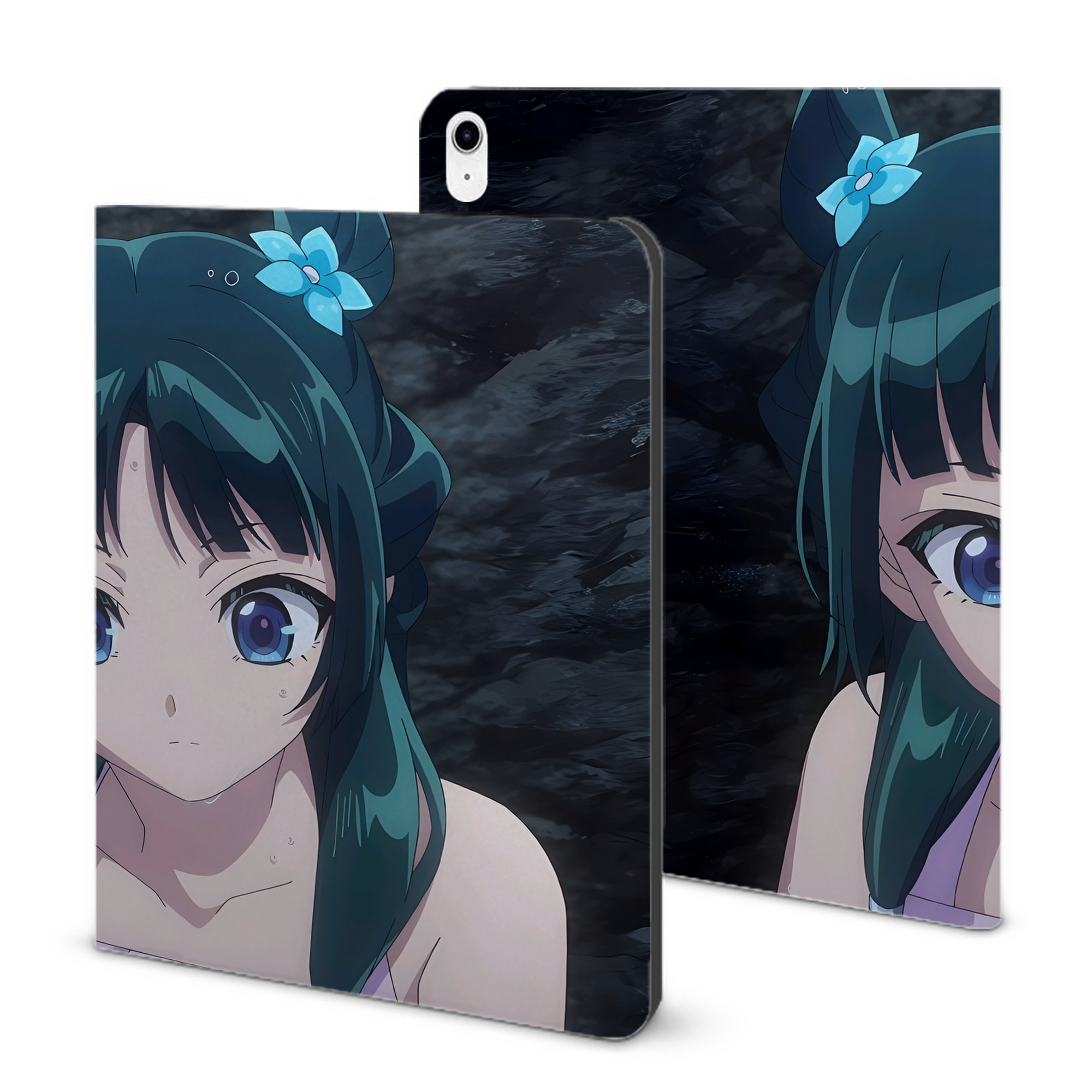 （画像用） 薬屋のひとりごと The Apothecary Diaries IPad ケース ブック型 PUレザー TPU 耐衝撃 軽量 薄型 ペン収納なし 全面保護 IPad 各モデル対応